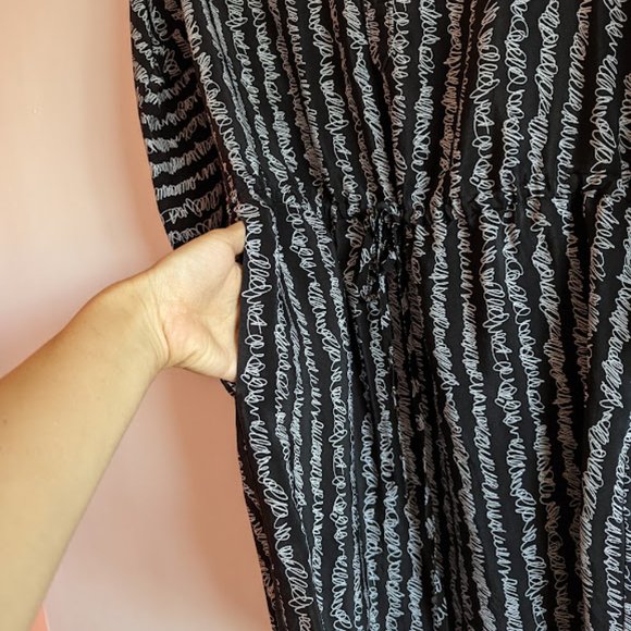 Club Monaco black and white mini dress - Picture 2 of 4